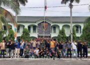 Batalyon Kavaleri 5/DPC Karang Endah menggelar kegiatan latihan menembak bersama wartawan di Lapangan Tembak Bale Arjuna