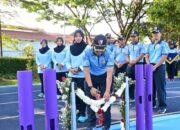 Tingkatkan Fasilitas Olahraga, Danlanud Husein Sastranegara Resmikan Renovasi Lapangan Beceu Ishaq