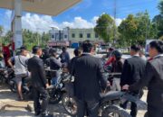 Kendaraan Roda Dua Bertangki Besar, Dominasi Antrean Minyak di SPBU di OKU Selatan    