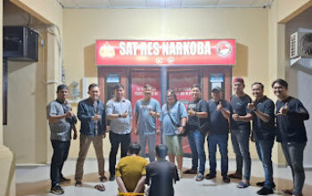 Kedapatan Miliki Narkotika jenis Sabu dan Pil Ekstasi dua Pria di Warkuk Ranau Selatan Diringkus Sat Res Narkoba