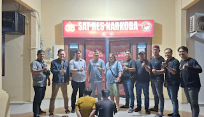 Kedapatan Miliki Narkotika jenis Sabu dan Pil Ekstasi dua Pria di Warkuk Ranau Selatan Diringkus Sat Res Narkoba