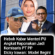 Menteri PU Angkat Keponakan jadi Komosaris, Dicky Irawan: Model begini harus di tendang
