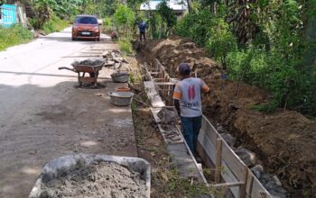 DPRD Wujudkan Keinginan Warga Membuat Drainase Melalui Pokir