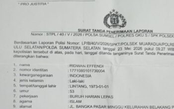 Keluarga Soroti Penanganan Polsek Muaradua Resor OKU Selatan yang Dinilai Lamban Pelapor Kurang Nyaman 