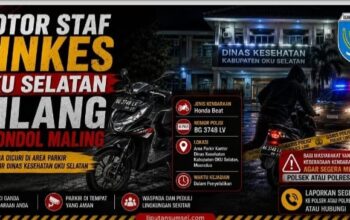 MOTOR STAF DINKES OKU SELATAN RAIB DIPARKIRAN
